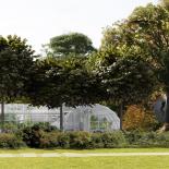 Le nouveau court dans le Jardin des Serres d'Auteuil