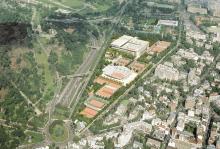 Vue aérienne du Nouveau Roland-Garros